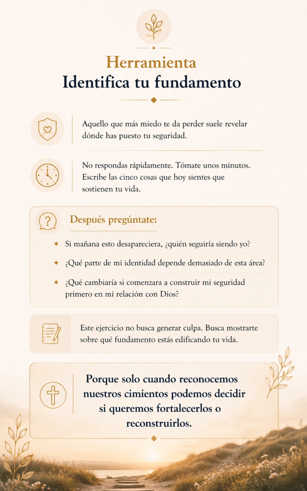 Página del libro: Herramienta, identifica tu fundamento